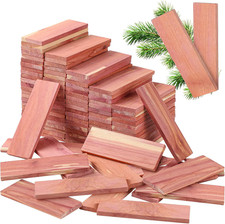 100 Pcs Cedar Blocks for Clothes Storage Aromatic Cedar Balls Cedar picture