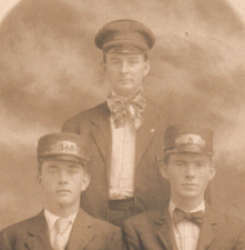 RPPC Railway Porter Railroad Workers Railway Real Photo Postcard picture