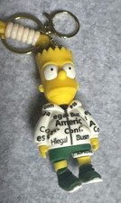 BART SIMPSON KEYCHAIN / BACKPACK CLIP -PVC 3D picture