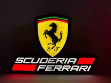 Ferrari Scuderia F1 LED Light Sign USB Racing Garage Room Decor Lamp picture
