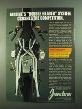1981 Jardine Double Header Exhaust System Ad - Crushes picture