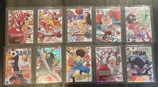 One Piece x Round 1 Promo Trading Cards English COMPLETE SET of 10 picture