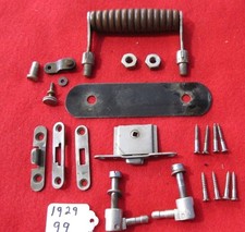 Vintage Singer 99 128 201 Sewing Machine Bent Wood Case  LOCK AND LATCHES NO KEY picture