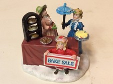holiday time Christmas Village Figurine, bake sale picture