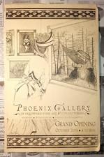 Vintage Phoenix Gallery Claremont New Hampshire 11X17