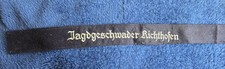 Vintage German Luftwaffe Jagdgeschwader Richthofen Cuff Title Ärmelband WWII Era picture