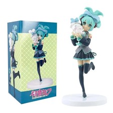Hot 20CM Anime Hatsune Miku X Cinnamoroll Figure Anime Peripheral Collectible* picture