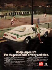 Vintage ad 1976 Dodge Aspen RT retro Car Auto Vehicle photo   02/17/23 picture