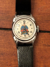 Rare 1948 Round-Face New Haven Superman Wrist Watch picture