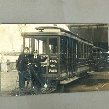 RPPC,Leschi Park-Lake Washington,Washington,Street Car,trolley,Unposted 1901-07. picture