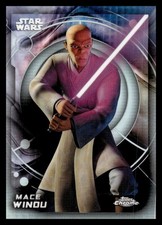 Star Wars Mace Windu 2006 Topps Chrome Tales of the Jedi #27 Refractor picture