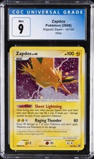 2008 POKÉMON MAJESTIC DAWN HOLO #14/100 ZAPDOS CGC 9 picture