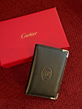 Cartier Cardholder Wallet Black Leather | NEW |Collectible Promotional AD Gift picture