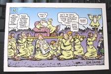 R Crumb 2002 postcard #158 Mr Natural parade Denis Kitchen  picture