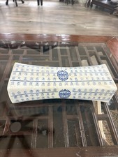 Vintage Chinese Blue And White Porcelain Opium Pillow picture
