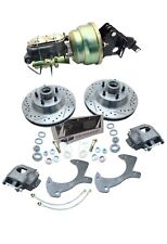 1961-72 FORD Galaxie Cars Power Booster & Disc Brake Kit Drilled/ Slotted Rotors picture
