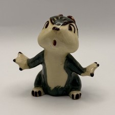 Vintage Burke Winton Twin Winton Squirrel Figurine Signed 1930s Ceramic 2.75” picture