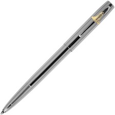 Fisher Space Pen PR4 Black Ink/Medium Point Cartridge Chrome With Shuttle Emblem picture