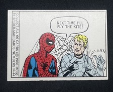 1966 Donruss Marvel Spiderman Rookie Card #34 “Next Time I’ll Fly The Kite” picture