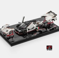 LCD Models Pagani Huayra R 1:43 Diecast Model Car White w/ Display Case picture