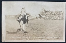 Mint USA RPPC Postcard Leonard Stroud Champion Trick Rider 1922 Doubleday Rodeo picture