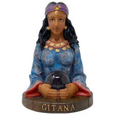 Gitana  Gypsy Psychic Fortune Teller 10 Inch Resin Statue B2486 Beautifully Made picture