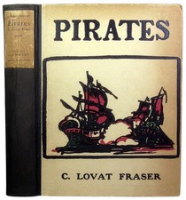 1922 Antique PIRATE HISTORY BOOK Blackbeard CAPTAIN KIDD Buccaneers MARITIME Sea picture