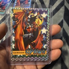 Spawn Rookie Card 1992 Wizard Prismatic Holofoil Todd McFarlane picture