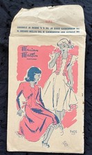Vintage Marion Martin 9405 Sewing Pattern Sz 16 1940s Ruffle Dress Mail Order picture