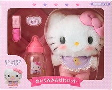 Hello Kitty Baby Plush Toy Care Set Character Goods Sanrio Official New Japan picture