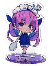 HoloLive Minato Aqua Mini Acrylic Stand Japan Used Japan picture