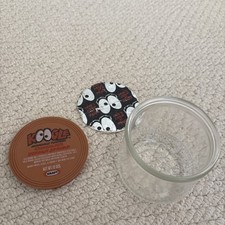 Vintage 1970s Kraft Koogle Jar With Intact Googly Eyes Inner Seal picture