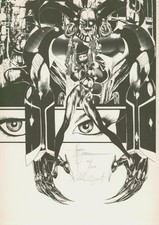 1987 SIGNED Mark Beachum Rick Bryant Poster Print Numbered 106/250 / Sci Fi Babe picture
