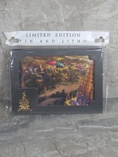 Disney 2012 Fantasyland Grand Opening Cast Member Exclusive Pin & Litho Nip  picture