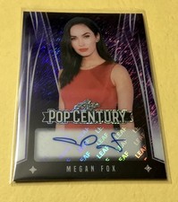 2025 LEAF METAL POP CENTURY MEGAN FOX AUTOGRAPH PURPLE SHIMMER 4/6 picture