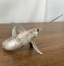 MCM Vintage Fully Articulated Swordfish c. 1950s Letter Opener Unusual Rare? picture