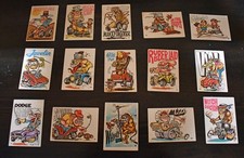 1970 Donruss Odder Odd Rods Sticker Cards Lot of 15 Unpeeled Vintage picture
