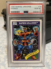 1990 Marvel Universe #79 Thanos PSA 10 Gem Mint picture