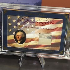 GEORGE WASHINGTON 2025 A Word From POTUS Relic Presidential Archive PA-GWP 81/99 picture