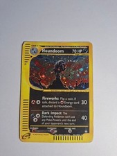 Nintendo Pokemon TCG Aquapolis Houndoom H11/H32 Holo Rare 2002 Eng 70 HP H11/H3 picture