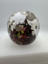 Karing Dabanian Style 2.3 Pound Volcanic Foil Paperweight See  Full Description picture