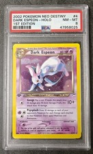 Pokemon Dark Espeon Neo Destiny 1st Edition Holo Rare #4/ 105 PSA 8 picture