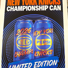Pepsi New York Knicks Limited Edition Soda Can 2026 picture