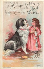 Antique Midland Coffee & Spice CO Best Package Coffee In The World Trade Card picture