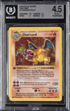 1999 BASE SET 1ST EDITION THIN STAMP #4 CHARIZARD BGS 4.5 picture