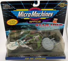 Vintage 1994 Micro Machines Star Trek Generations 3 Ship Pack 65846 NIP picture