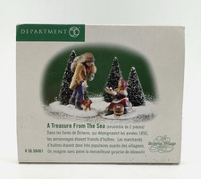 VINTAGE Dept 56 Heritage Village Collection - A Treasure From The Sea (Set of 2) picture