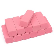 Large Erasers, Pink, Pack of 12 picture