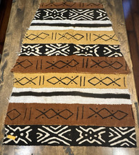 Vintage African Mud Cloth Block Print Fabric  40