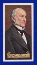 WILLIAM GLADSTONE 1935 CARRERAS CELEBRITIES OF BRITISH HISTORY #46 EXMINT SHARP picture